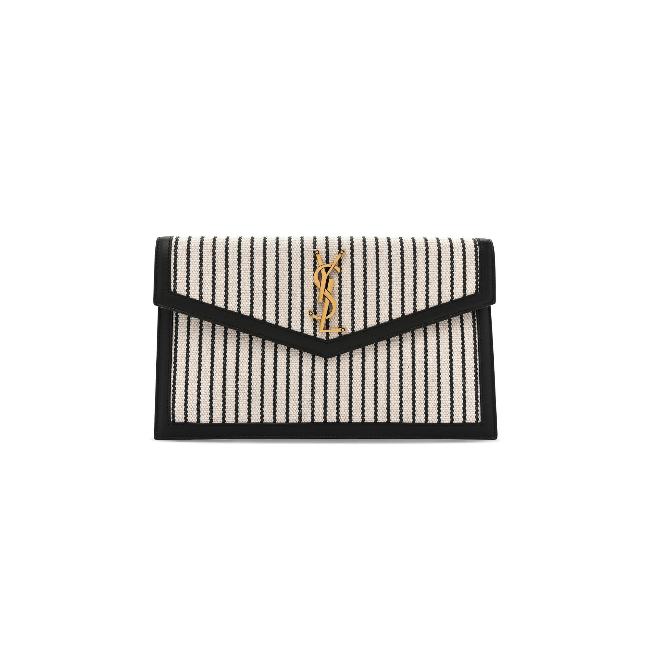 Y51 UPTOWN POUCH IN CANVAS AND SMOOTH LEATHER 565739554238 (27*16*2cm) Master Quality